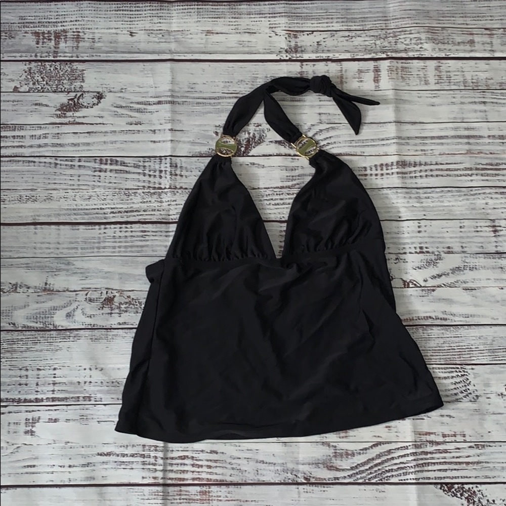 Hermanny Black Tankini Top